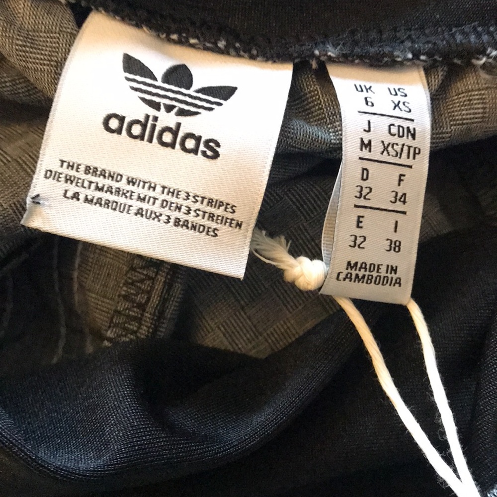 Adidas Athletic/Athleisure Woven TrackPants, XS, NWT! - Picture 9 of 10